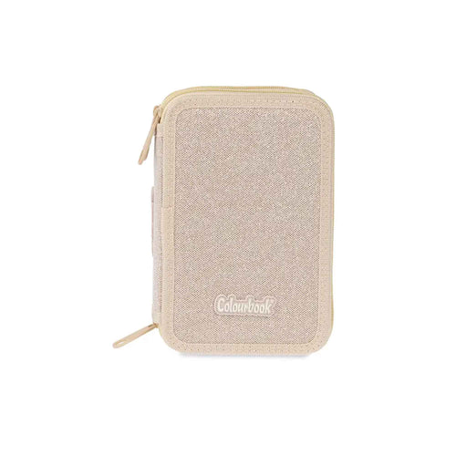Astuccio 3 zip Glitter