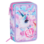 ASTUCCIO 3 ZIP - LED UNICORN GIRL