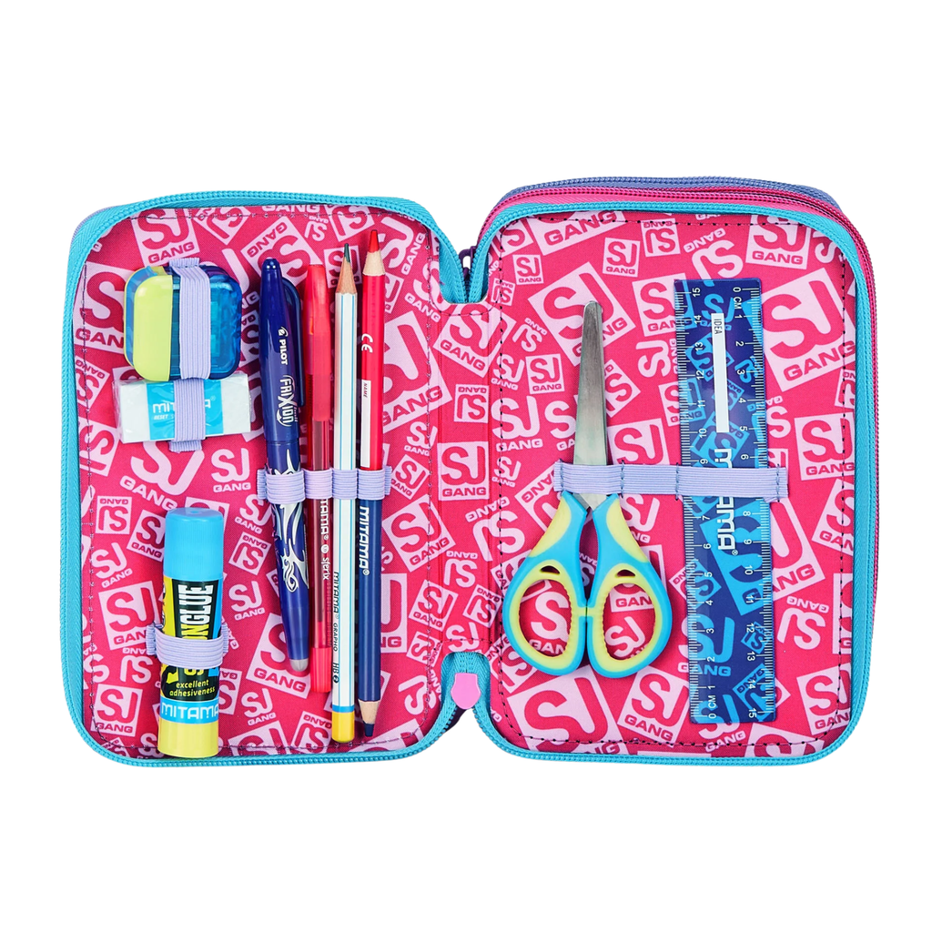 ASTUCCIO 3 ZIP - LED UNICORN GIRL