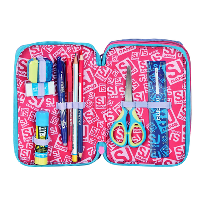 ASTUCCIO 3 ZIP - LED UNICORN GIRL