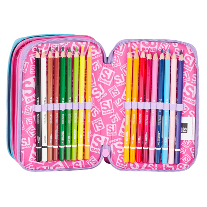 ASTUCCIO 3 ZIP - LED UNICORN GIRL