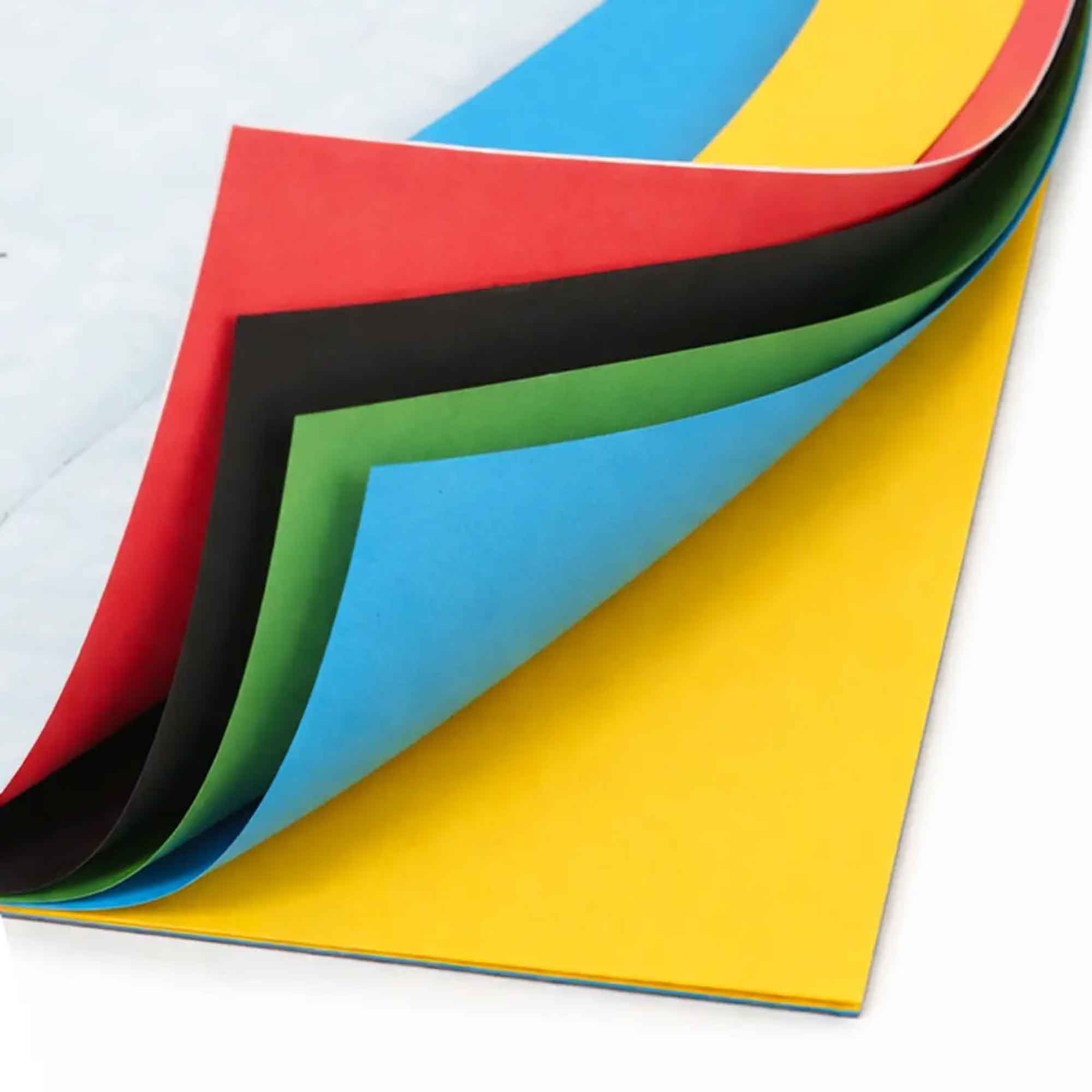 Album 10 Fogli Colorati Colourbook 24×33 cm – 5 Colori