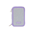 Astuccio 3 zip Glitter