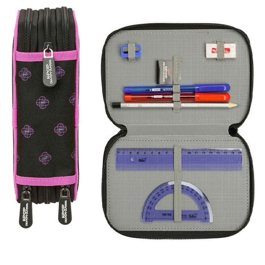 Astuccio 3 Zip Energy K-Pop Demon Huters