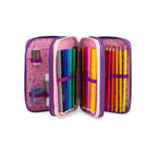 Astuccio 3 zip Bicolor
