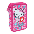 Astuccio 3 Zip Hello Kitty Completo – 44 Pezzi