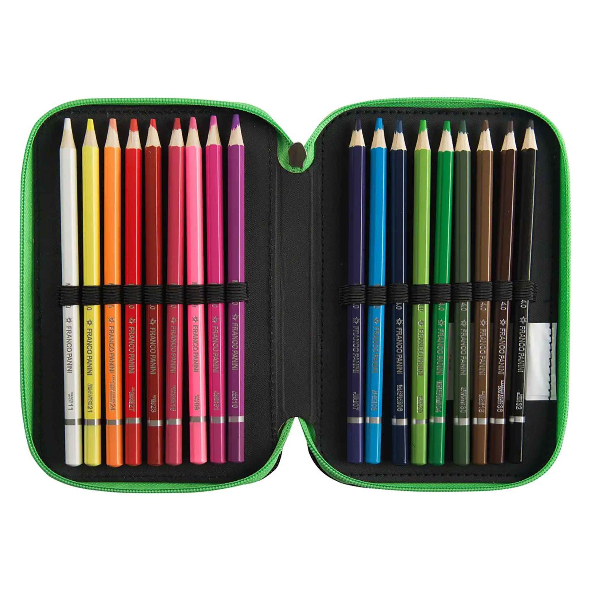 Minecraft Astuccio 3 Zip con Corredo Scuola Mascots
