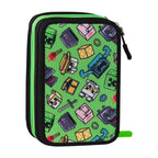 Minecraft Astuccio 3 Zip con Corredo Scuola Mascots