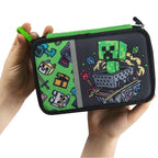 Minecraft Astuccio 3 Zip con Corredo Scuola Mascots