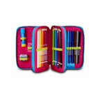 Astuccio 3 Zip Mitama Butterfly Completo 47 Pezzi | Astuccio Scuola Bambina