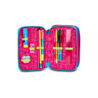 Astuccio 3 Zip Mitama Butterfly Completo 47 Pezzi | Astuccio Scuola Bambina