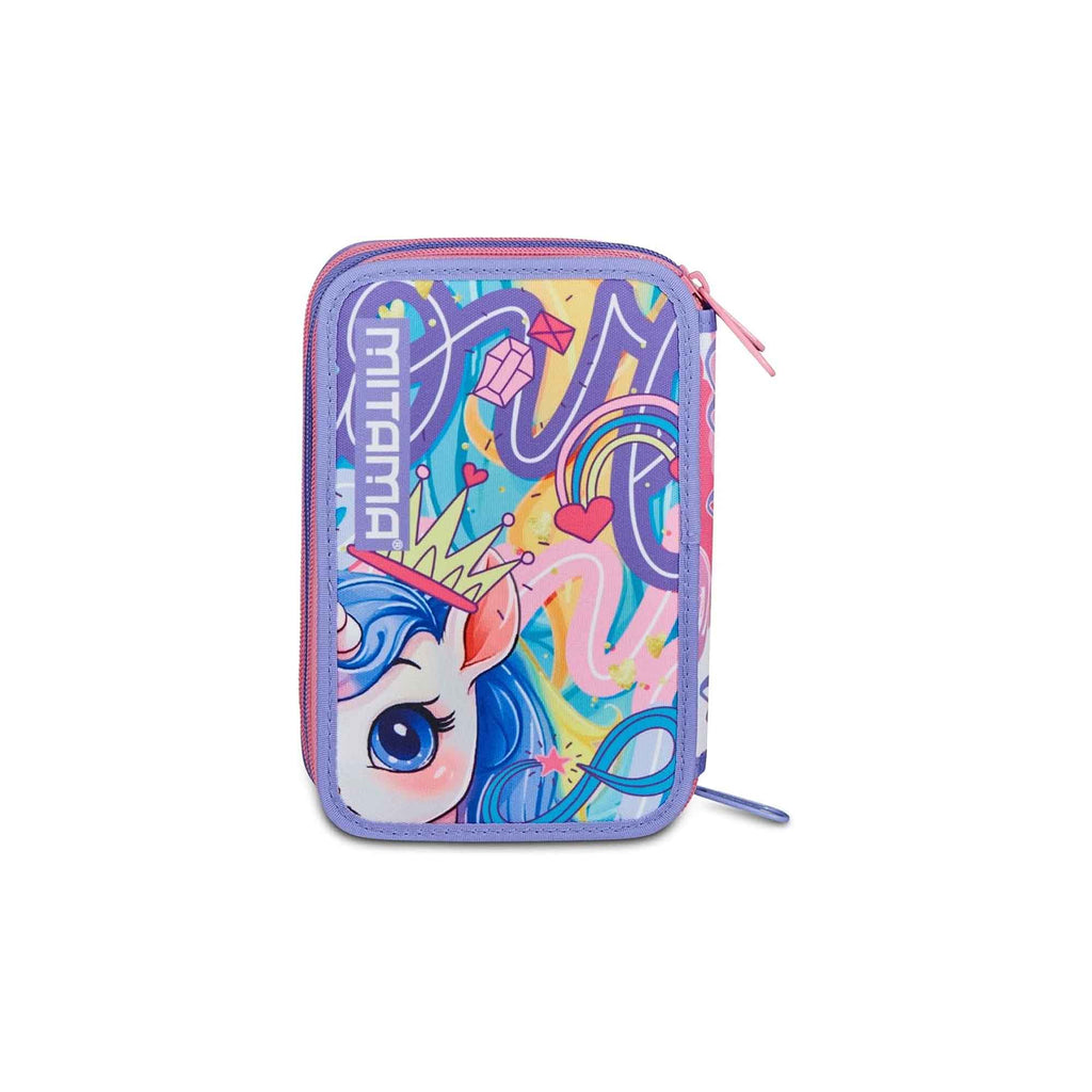 Astuccio 3 Zip Mitama Rainbow Dream Completo 47 Pezzi | Astuccio Scuola Bambina
