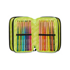 Astuccio 3 Zip Mitama Inkstyle Completo 47 Pezzi | Astuccio Scuola Bambino