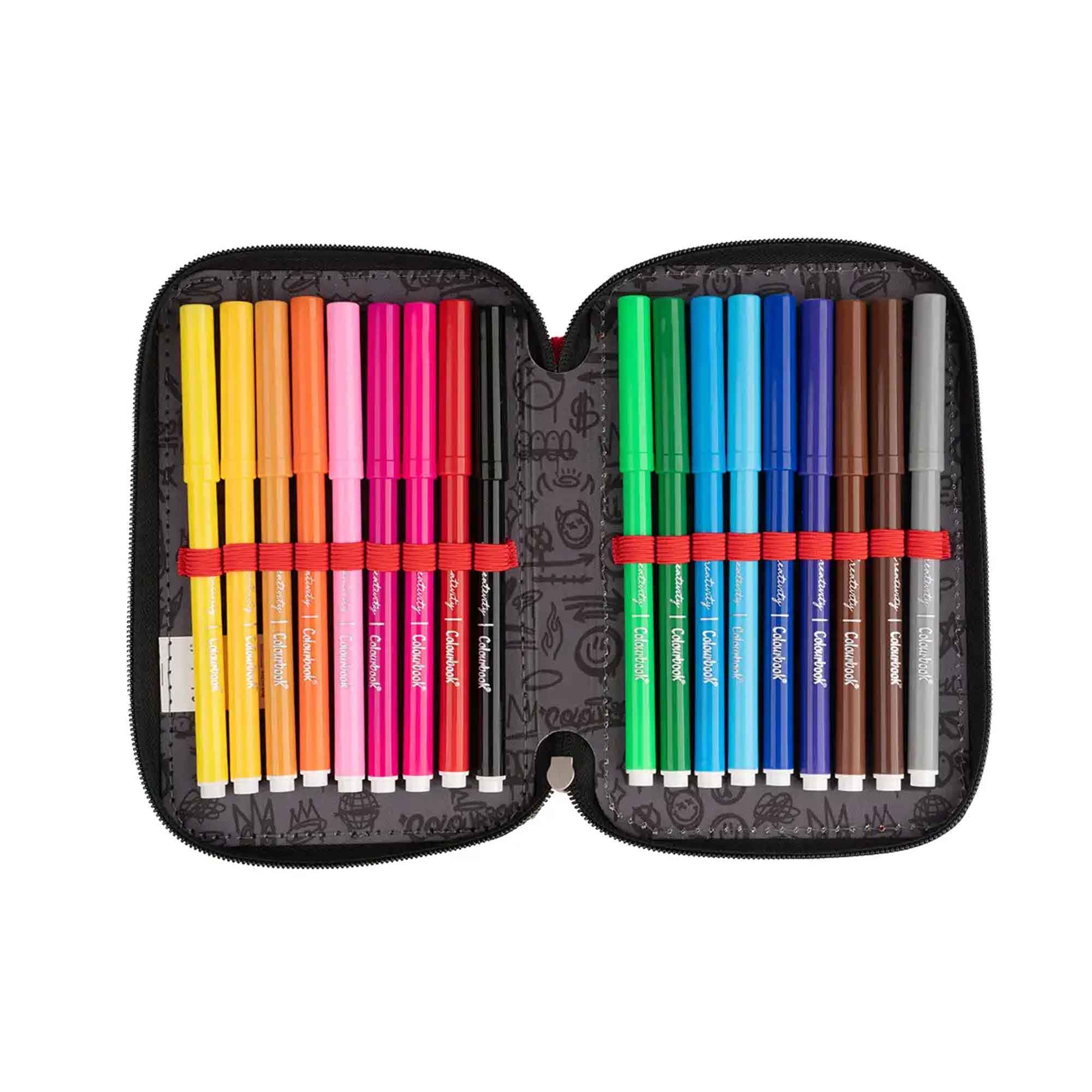 Astuccio 3 zip Urban Wave