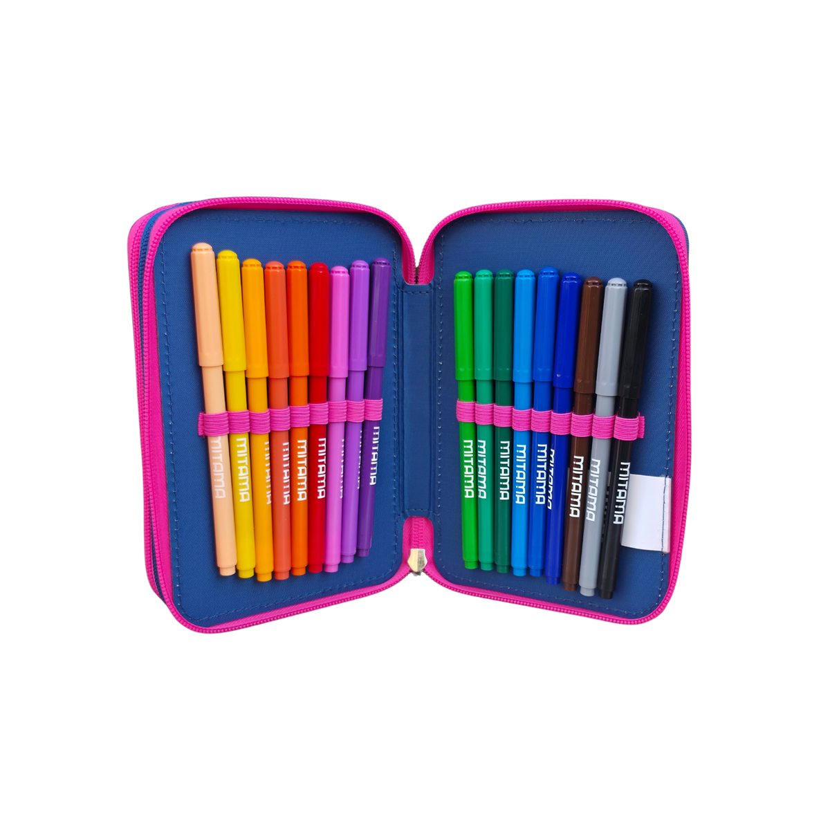 Astuccio scuola Seven 3 Zip Stitch