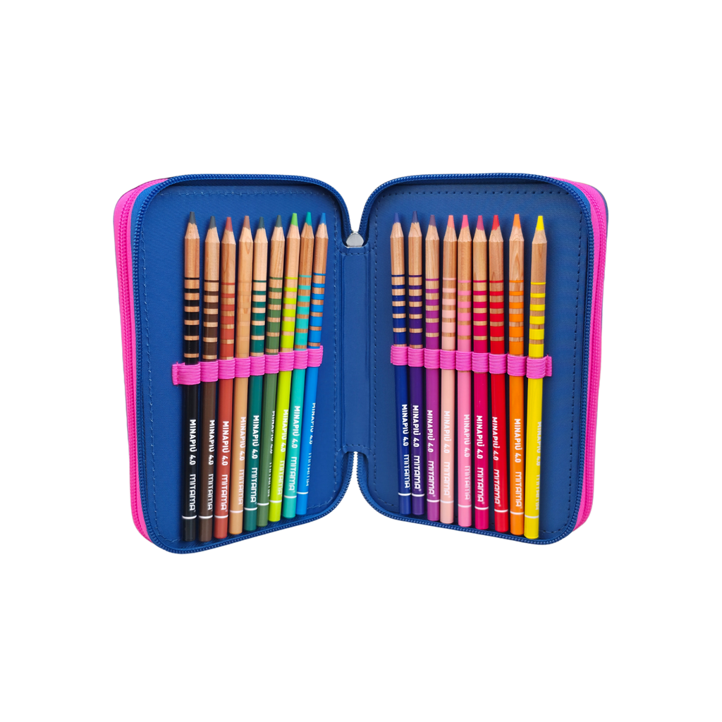 Astuccio scuola Seven 3 Zip Stitch