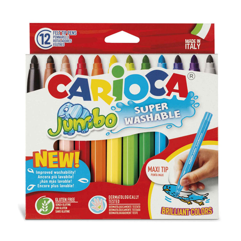 Pennarelli Punta Maxi Jumbo - 12 Pz