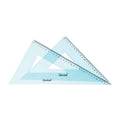 Coppia Squadre Colourbook 45° e 60° – 30 cm