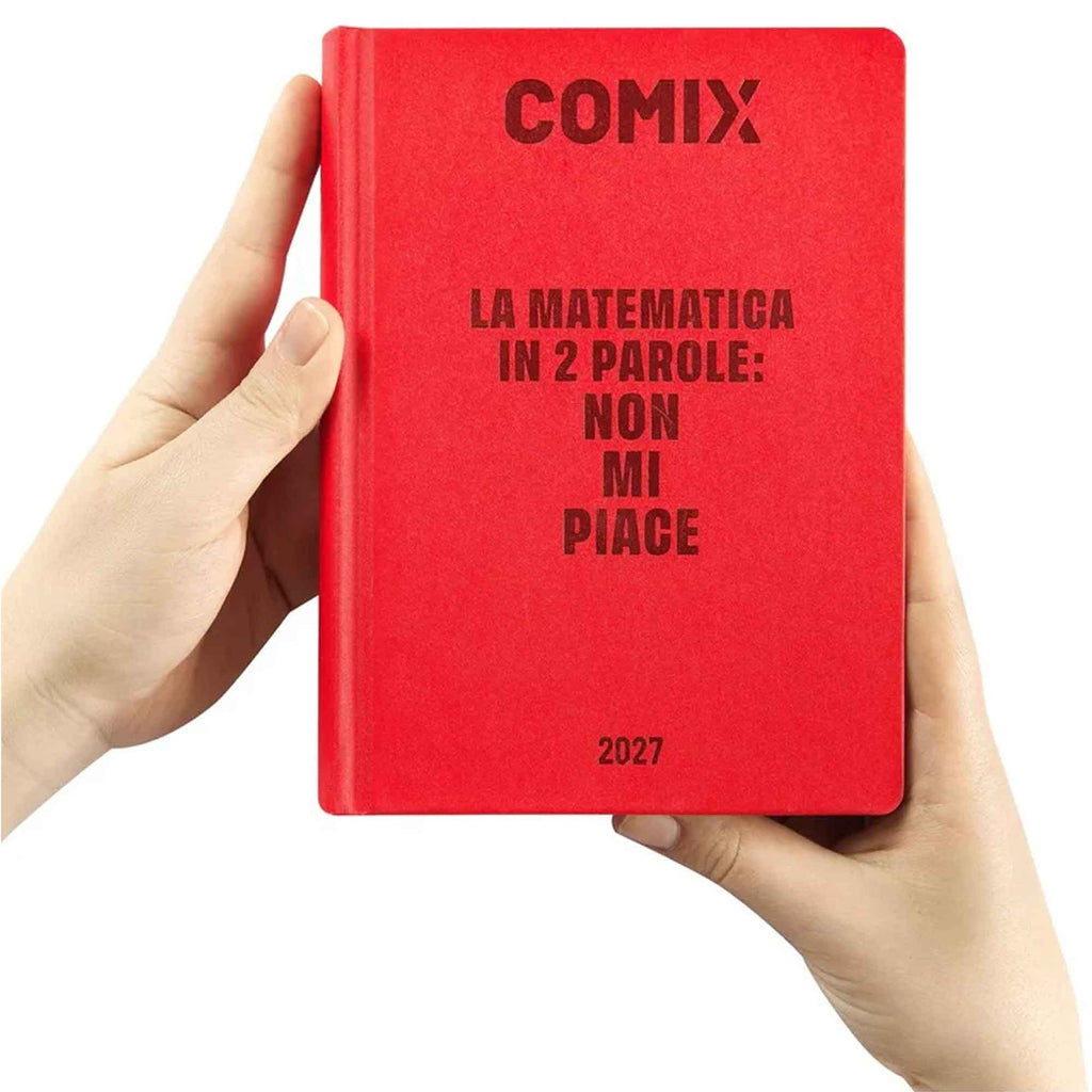 Diario Comix 16 Mesi 2026/2027 Giornaliero Rosso