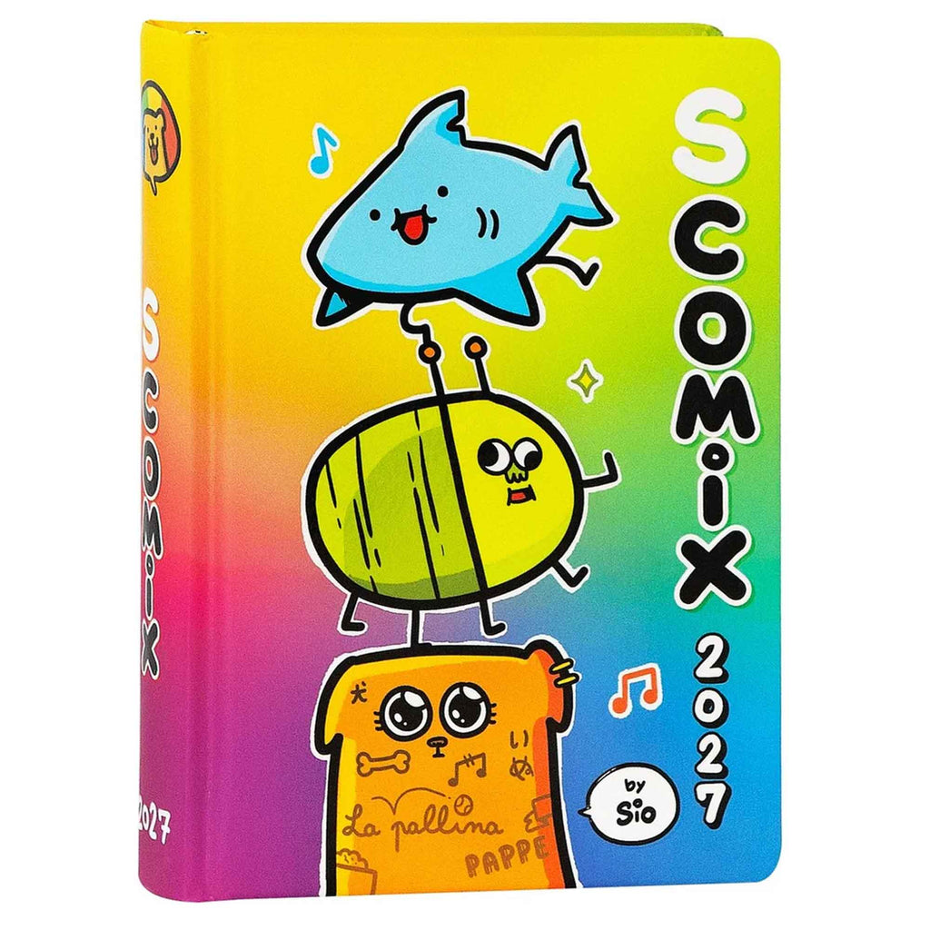 Diario 16 Mesi 2026/27 - COMIX Scottecs by Sio - Giornaliero Multicolore