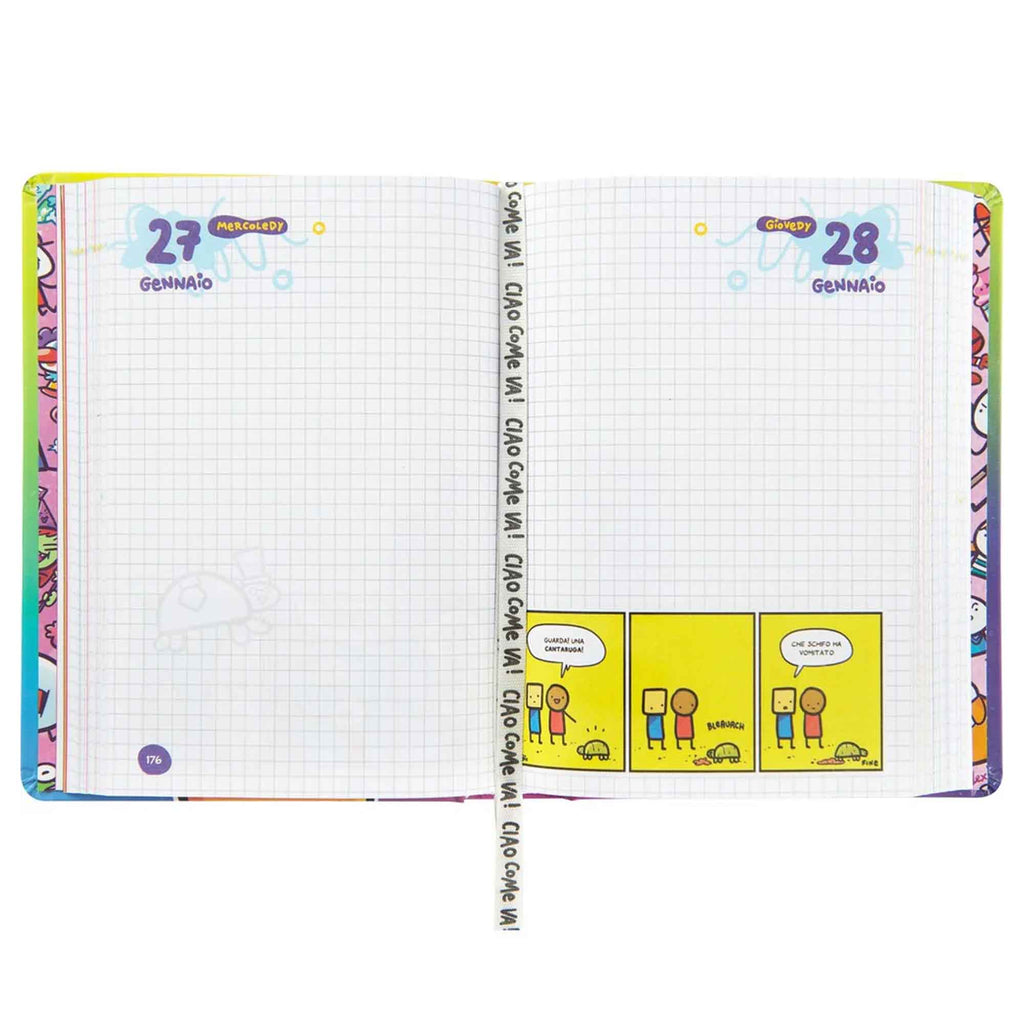 Diario 16 Mesi 2026/27 - COMIX Scottecs by Sio - Giornaliero Multicolore