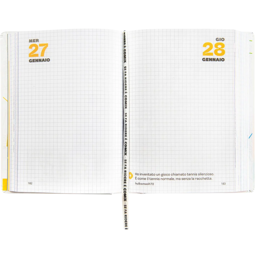 Diario 16 Mesi 2026/27 - COMIX - Giornaliero Standard holo-white