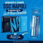 Diario Scuola 12 Mesi SSC Napoli 1926 Colourbook + Blister 3 Penne SSC Napoli in Omaggio