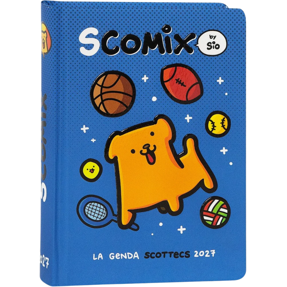 Diario 16 Mesi 2026/27 - COMIX Scottecs by Sio - Giornaliero Blu
