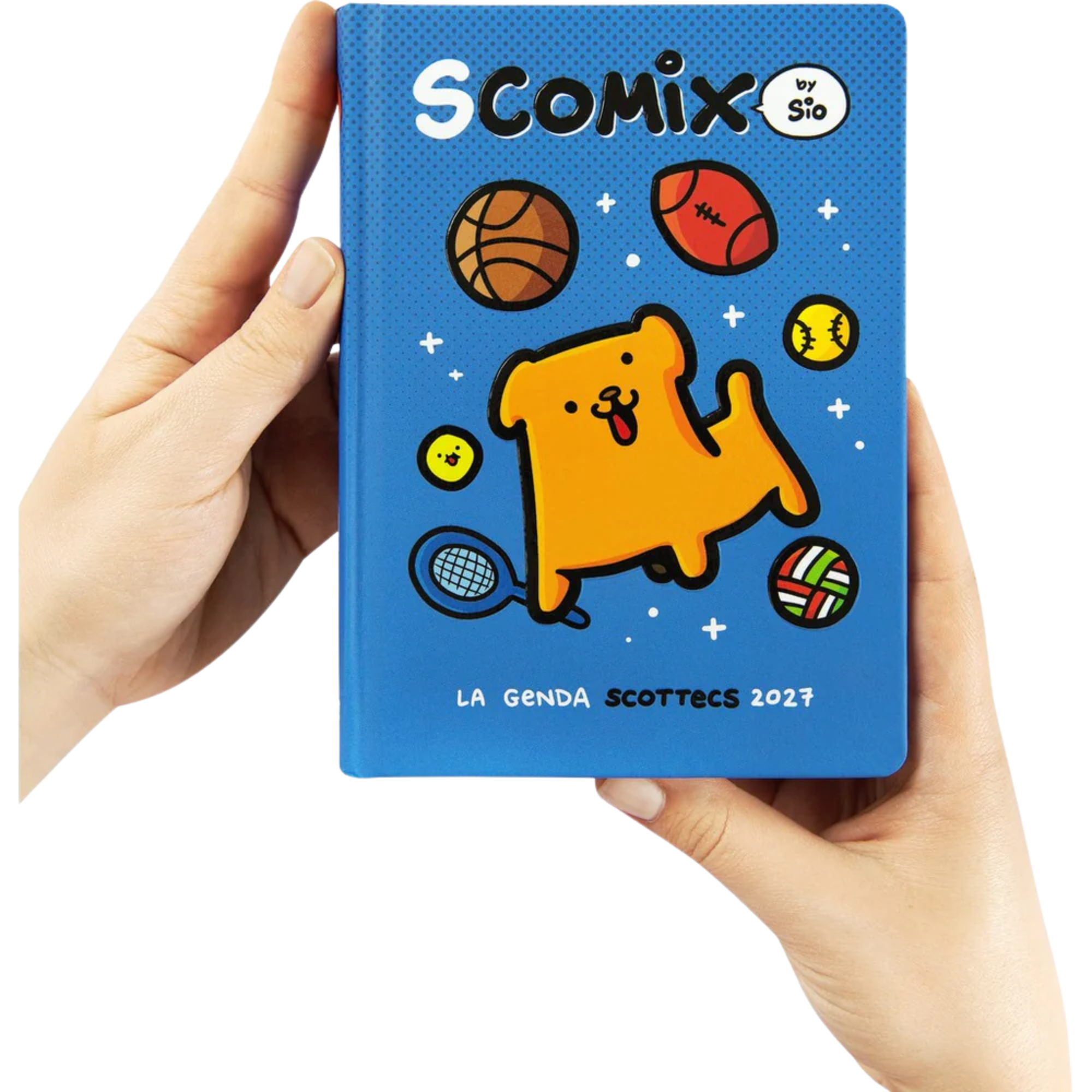Diario 16 Mesi 2026/27 - COMIX Scottecs by Sio - Giornaliero Blu