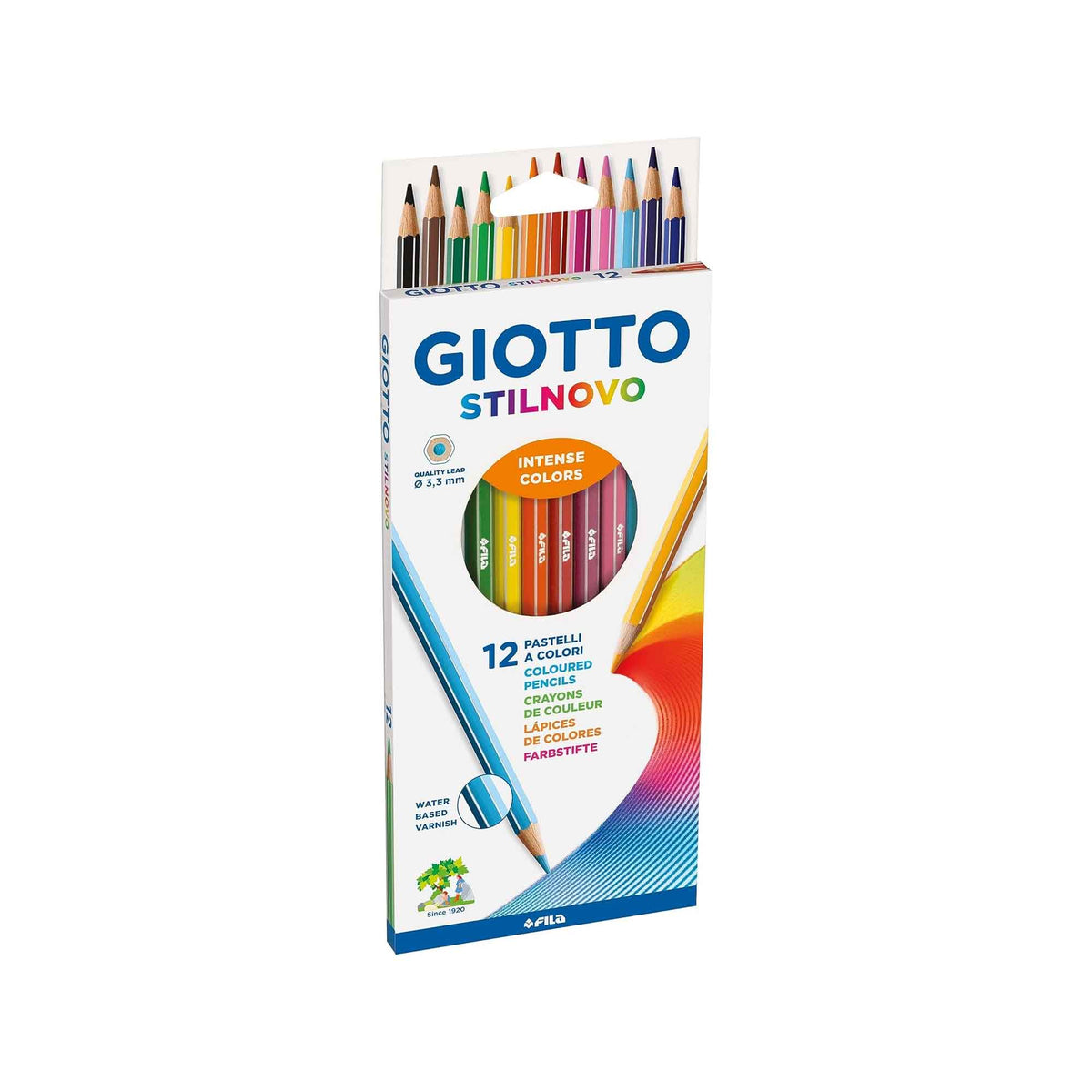 Pastelli Giotto Stilnovo 12 Colori