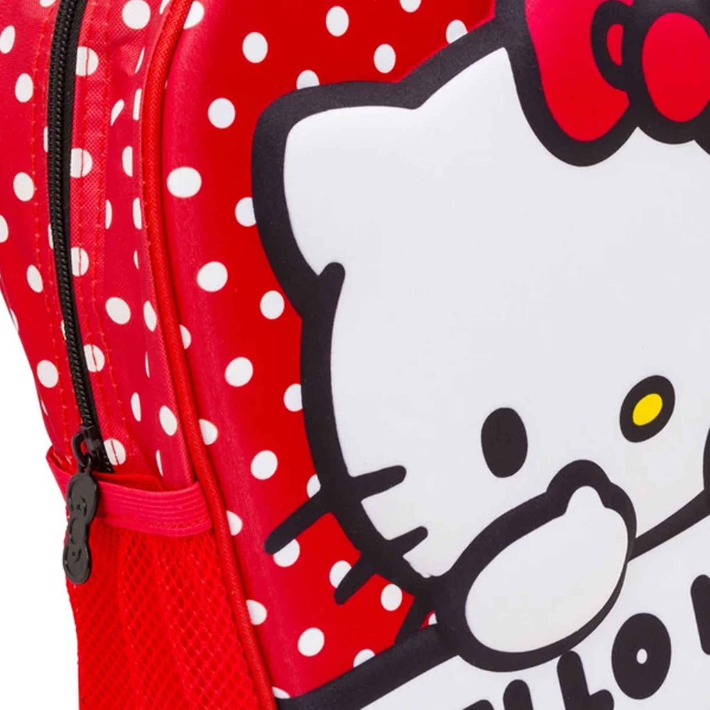 Zaino Asilo Hello Kitty Rosso