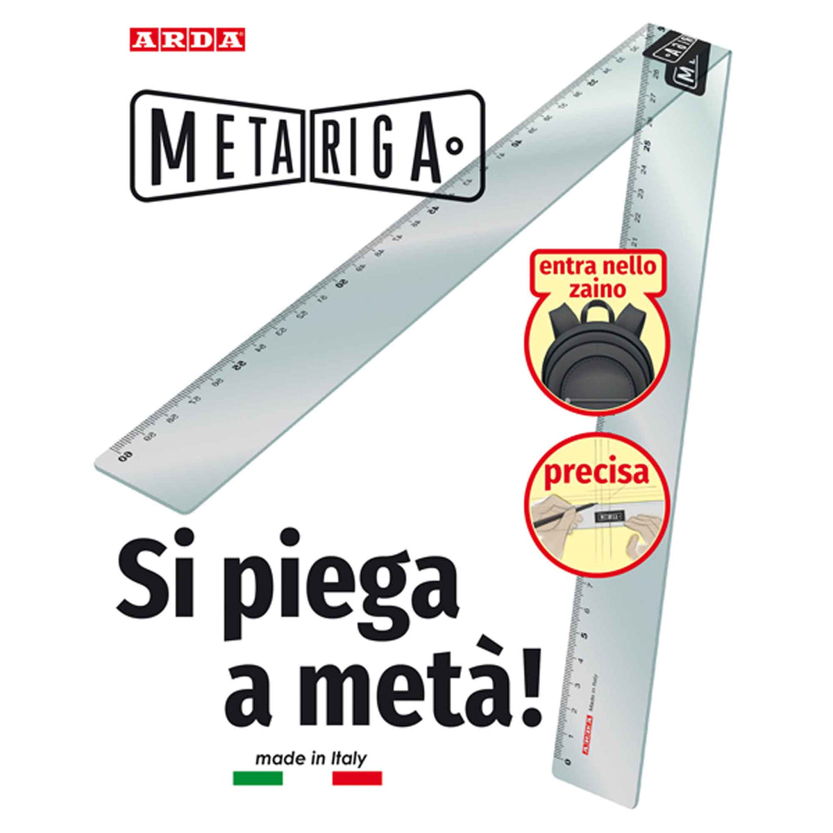 Metariga Arda MET60 – Riga Pieghevole 60 cm