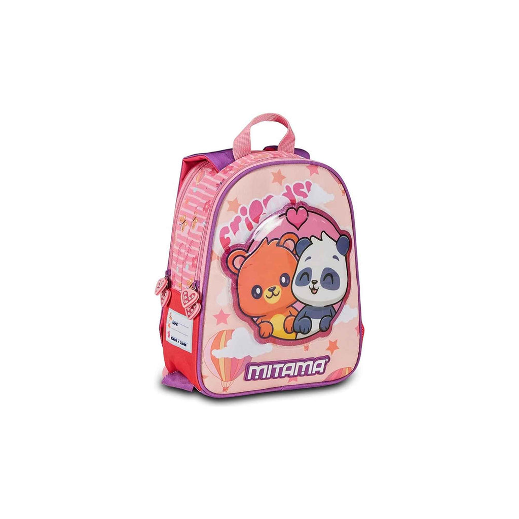 Zaino Spinny Mitama Asilo, Double Face con Doppia Grafica Girl