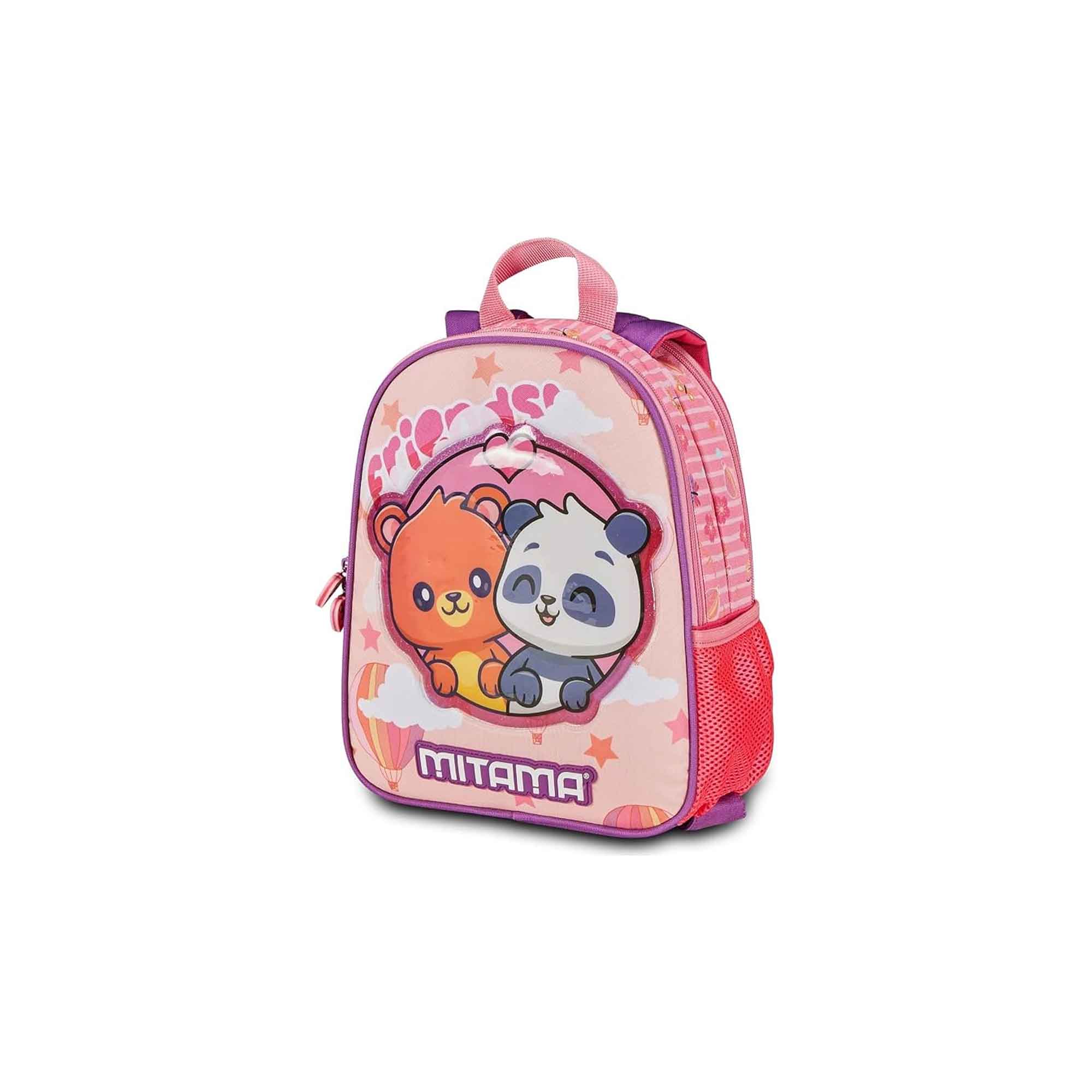 Zaino Spinny Mitama Asilo, Double Face con Doppia Grafica Girl