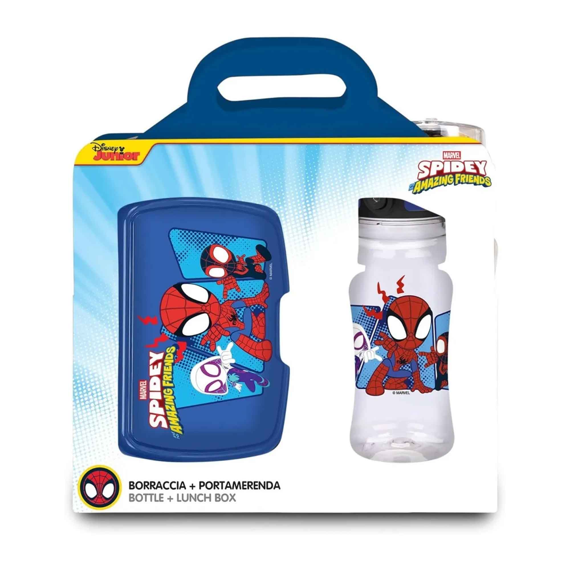 SET BORRACCIA + PORTAMERENDA MARVEL'S SPIDEY