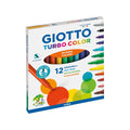 Giotto Turbo Color 12 Colori – Pennarelli Punta Fine