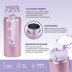 Borraccia Termica Glitter 550 ml | Colourbook