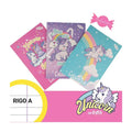 Set 3 quaderni profumati A4 Unicorn Rigo A – Righe prima e seconda elementare