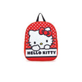Zaino rosso con stampa in rilievo Hello kitty