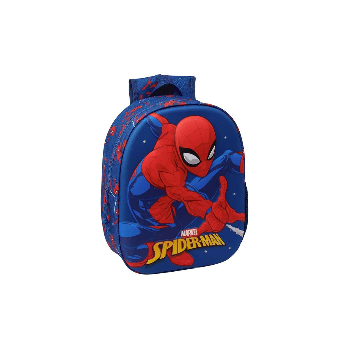 SPIDERMAN ZAINO ASILO CON FIGURA 3D CON LUCI LED