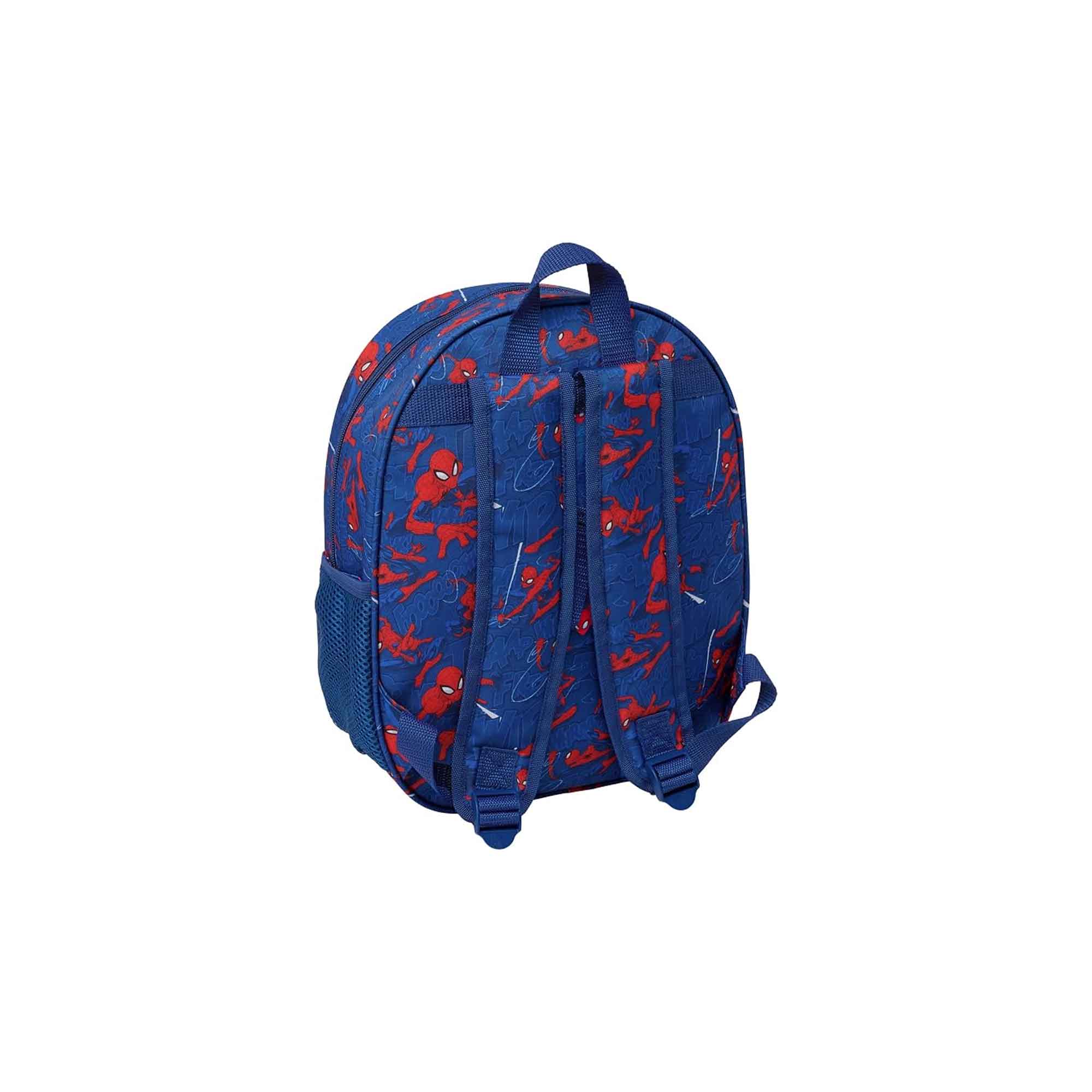 SPIDERMAN ZAINO ASILO CON FIGURA 3D CON LUCI LED