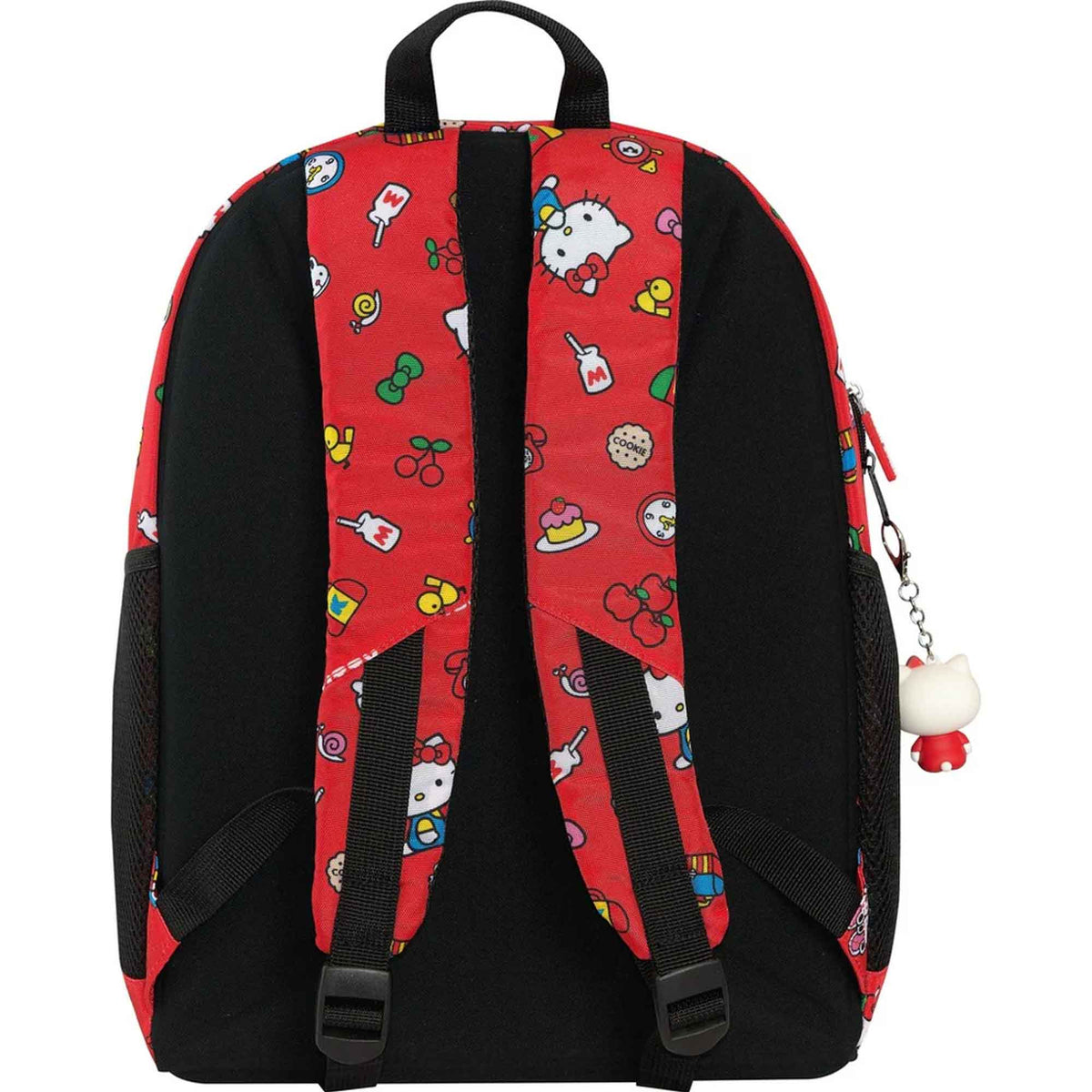 Zaino organizzato Hello kitty Rosso