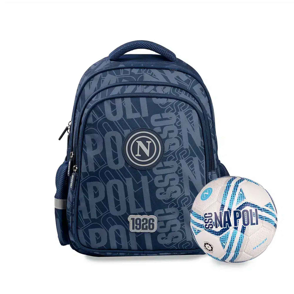 Zaino scuola SSC Napoli -SSC N- con pallone omaggio