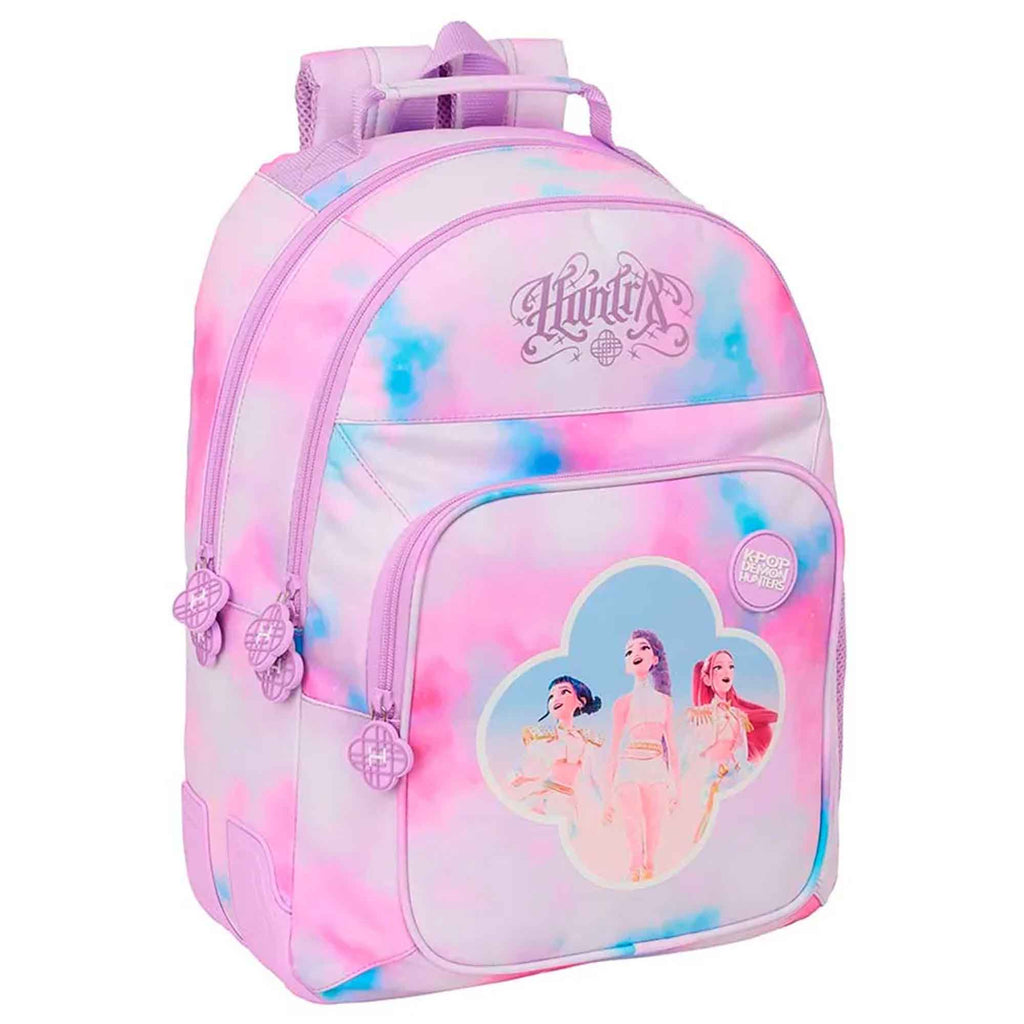 Zaino Scuola 3 Zip DEMON HUNTERS Artist con tovaglietta omaggio