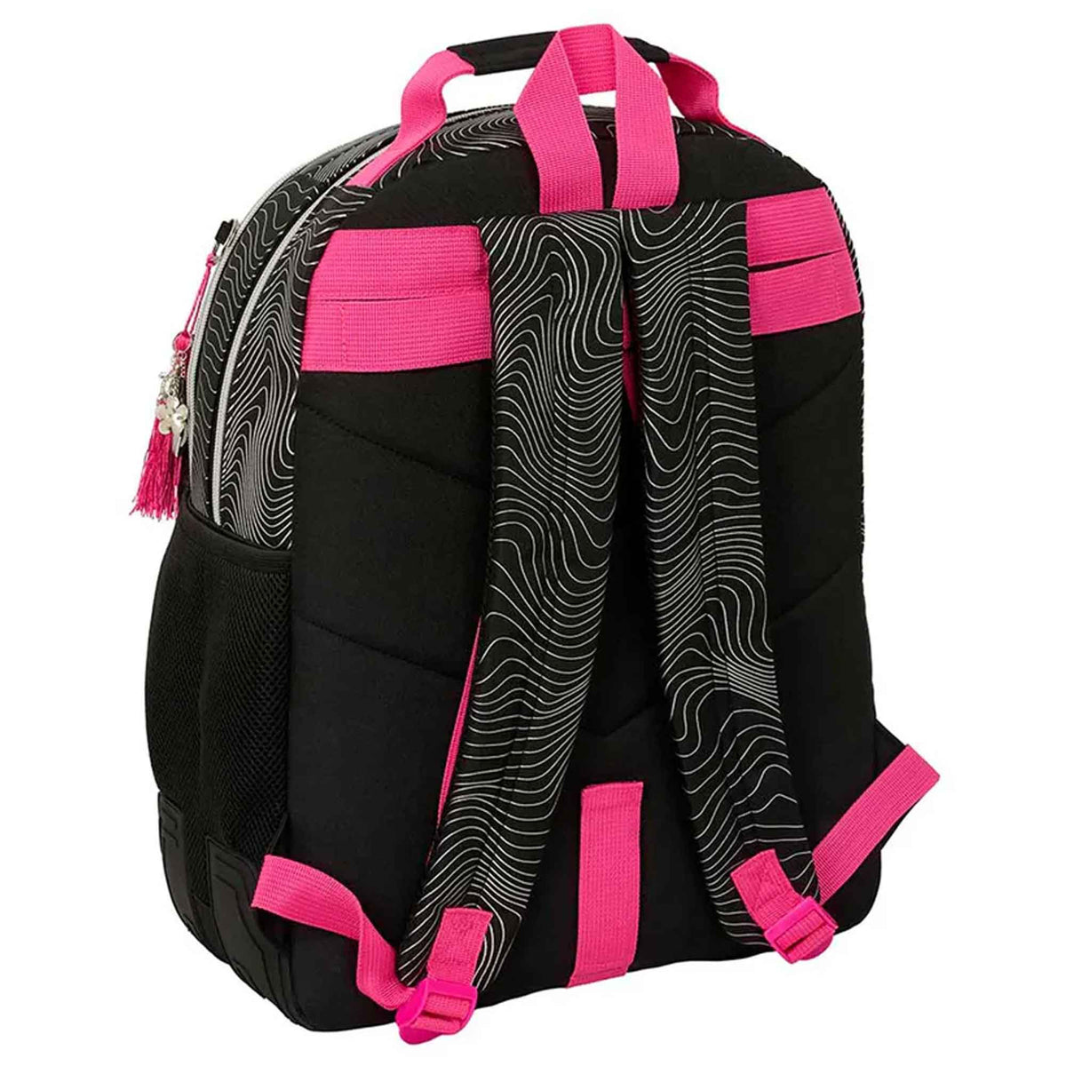 Zaino Round Scuola 3 Zip DEMON HUNTERS con tovaglietta omaggio