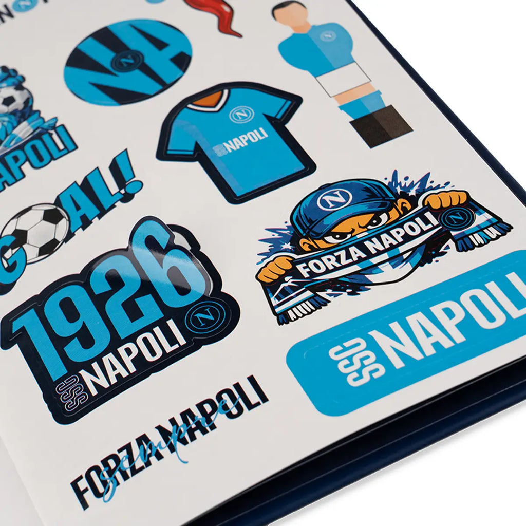 Diario Scuola 12 Mesi SSC Napoli 1926 Colourbook + Blister 3 Penne SSC Napoli in Omaggio