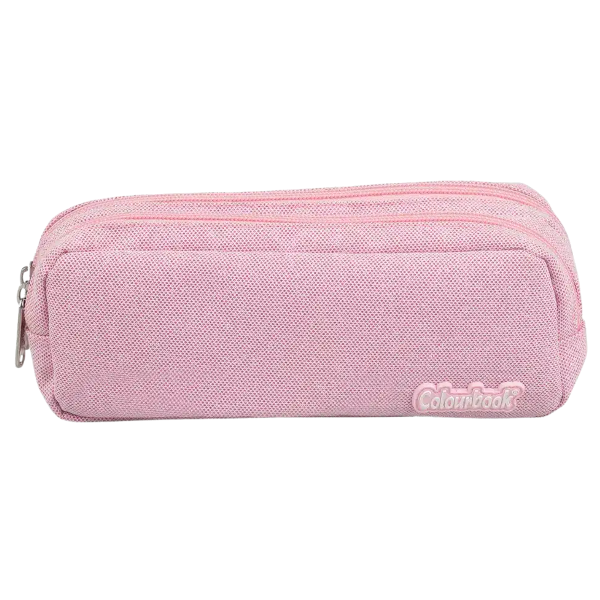 Astuccio 2 zip Glitter