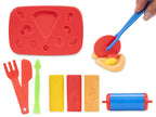 Set Plastilina KidDÒ La Pizzeria Colourbook – Kit Creativo per Bambini 3+ Anni