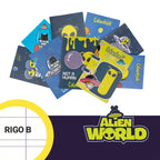 Set 3 Quaderni A4 Alien World Rigo B | Colourbook