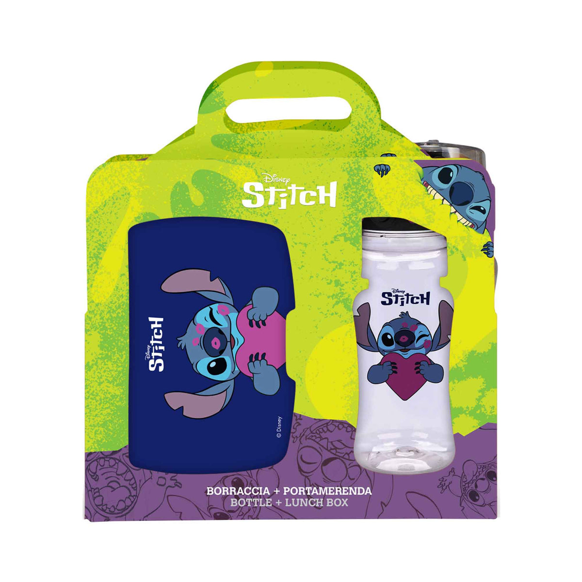 Set Merenda STITCH Borraccia e Portamerenda